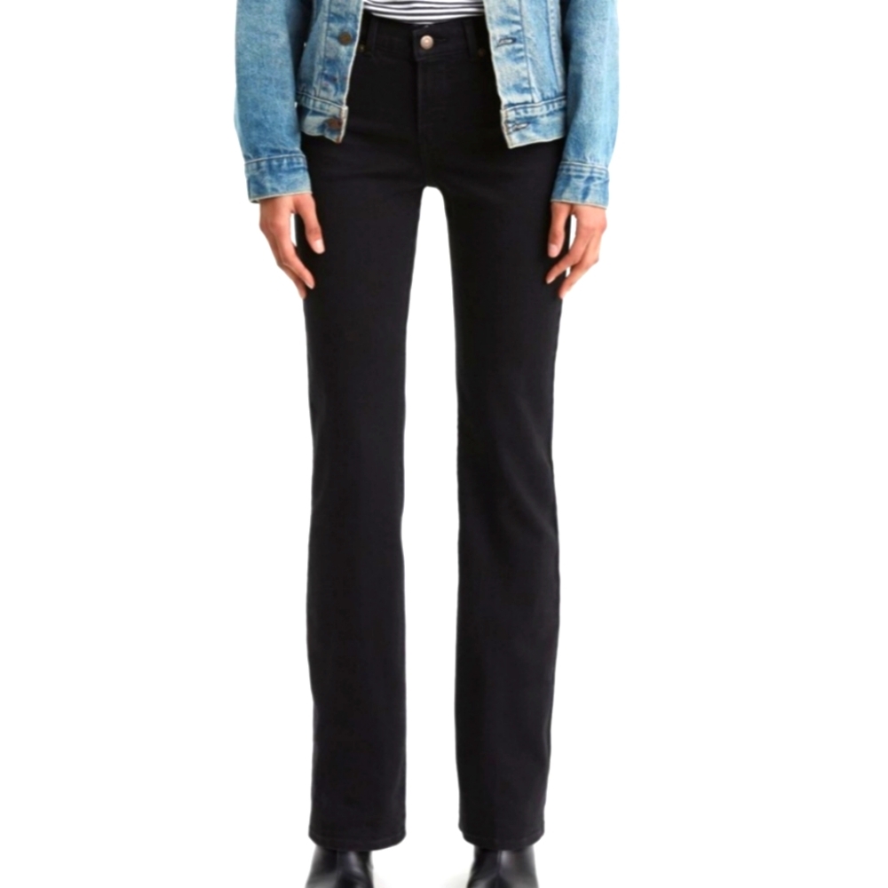 Levi's 550 Women Relaxed Bootcut Jeans Black Size 14